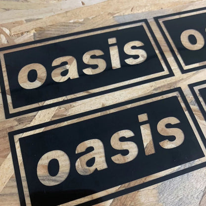 8 x Oasis Themed Heat Transfer Decals