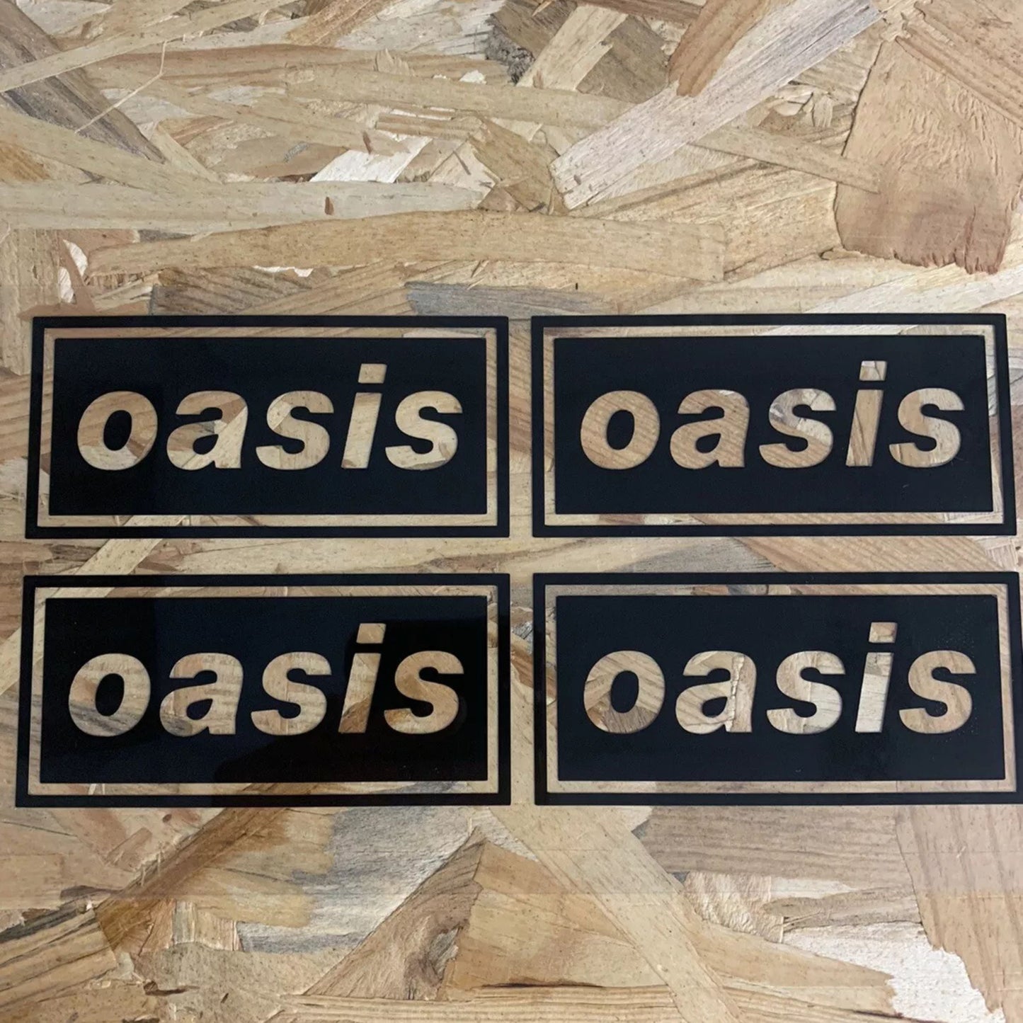 8 x Oasis Themed Heat Transfer Decals