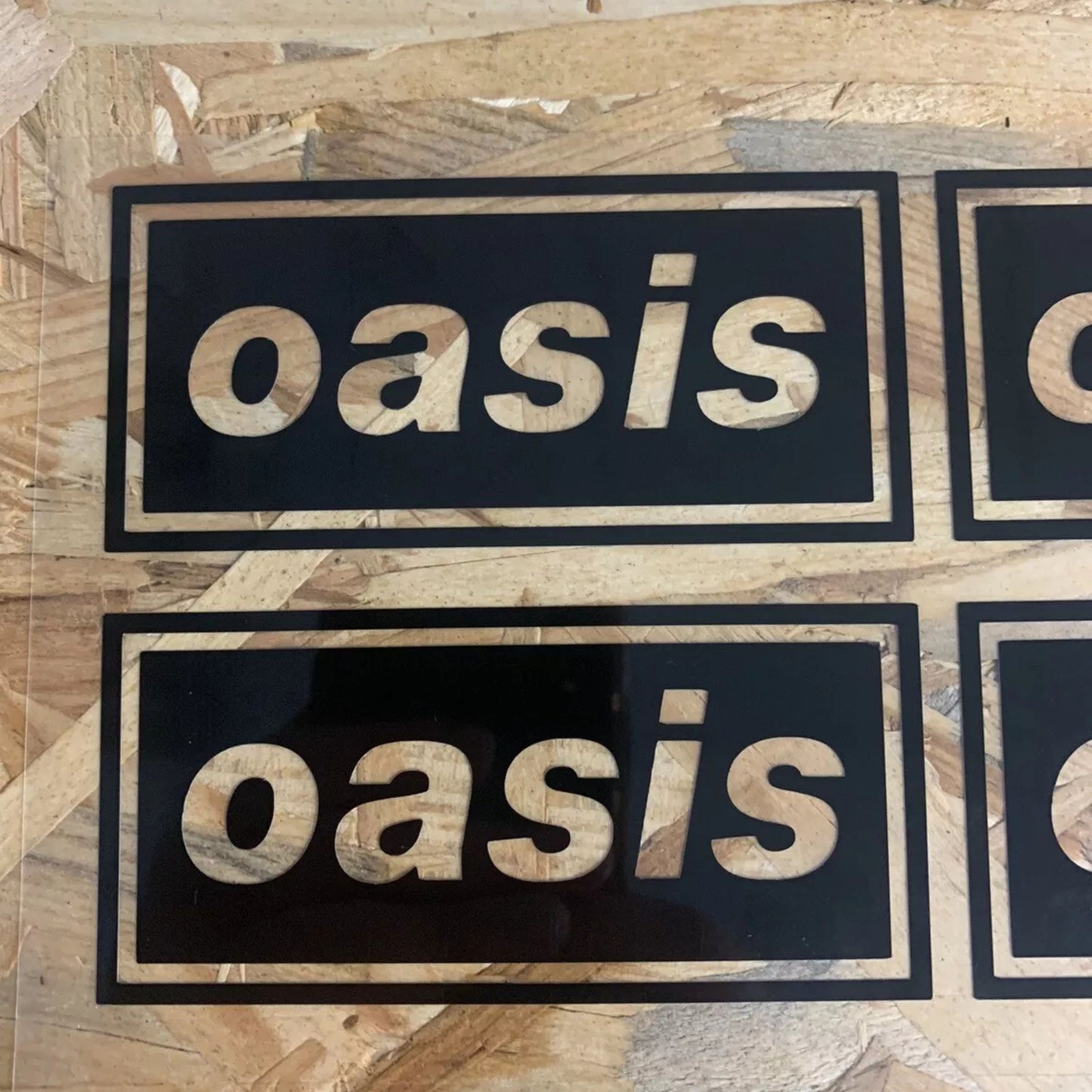 8 x Oasis Themed Heat Transfer Decals