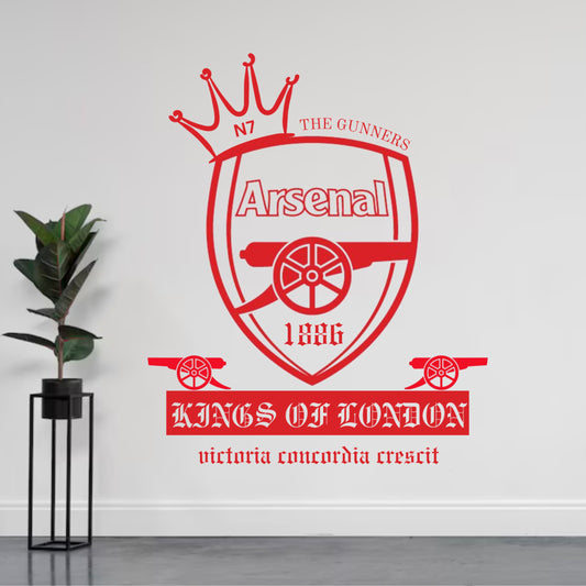 Arsenal Themed Vinyl Wall Art