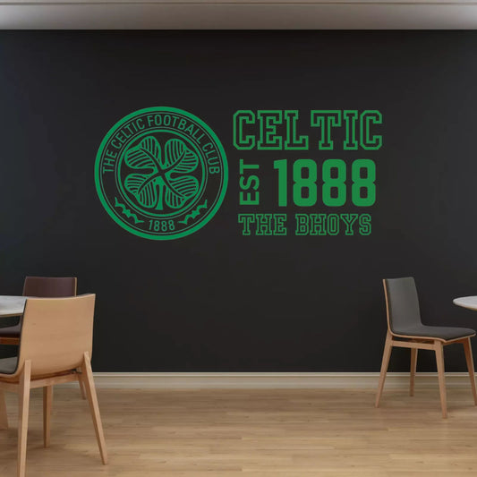 Celtic Football Club Themed Vinyl Wall Art&nbsp;