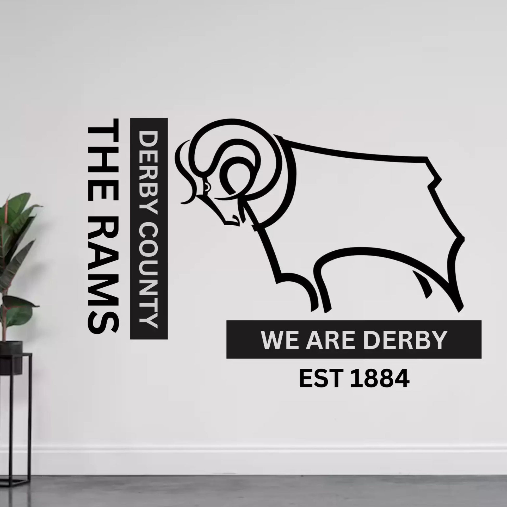 Derby County Football Club Decal 