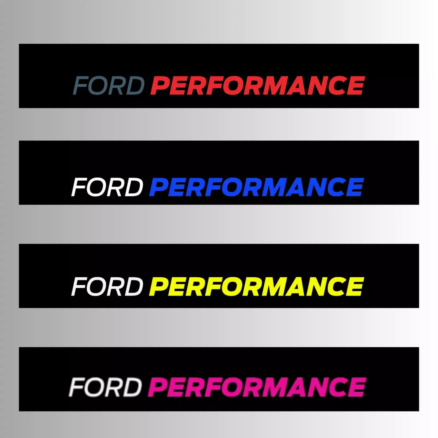 Ford Performance Matte Black Universal Sunstrip