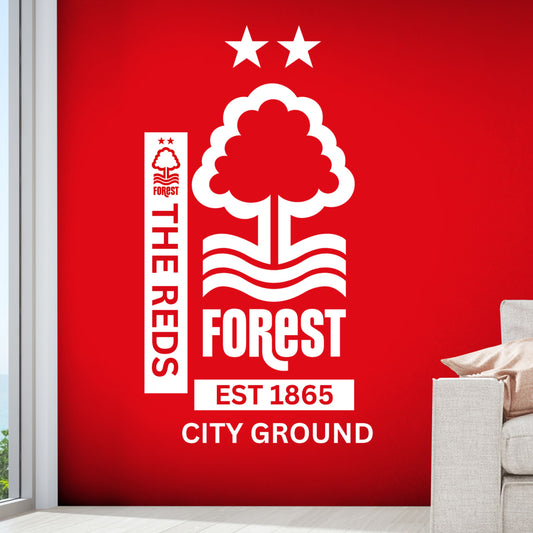 Nottingham Forest Themed Vinyl Wall Art