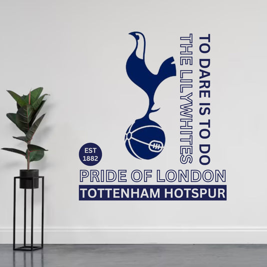 Tottenham Hotspur Themed Vinyl Wall Art